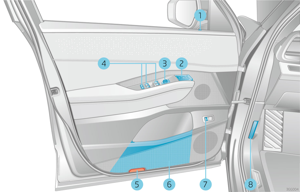 Водительская дверь