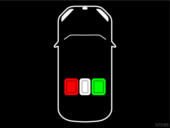 Индикаторы заднего ряда сидений